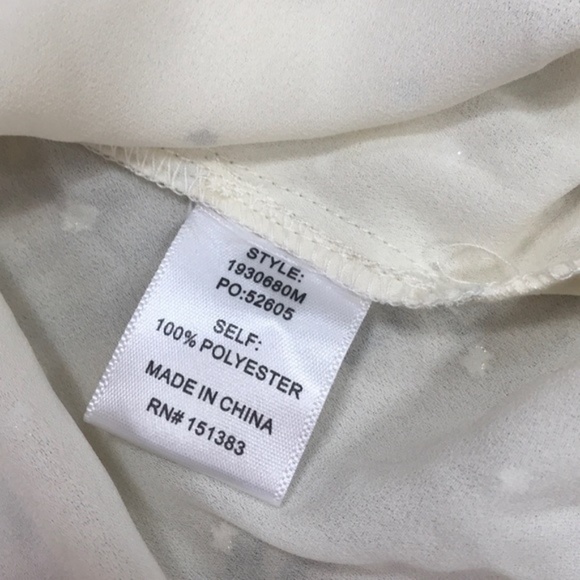 Current Air Metallic Dot Smocked Top - Picture 6 of 9